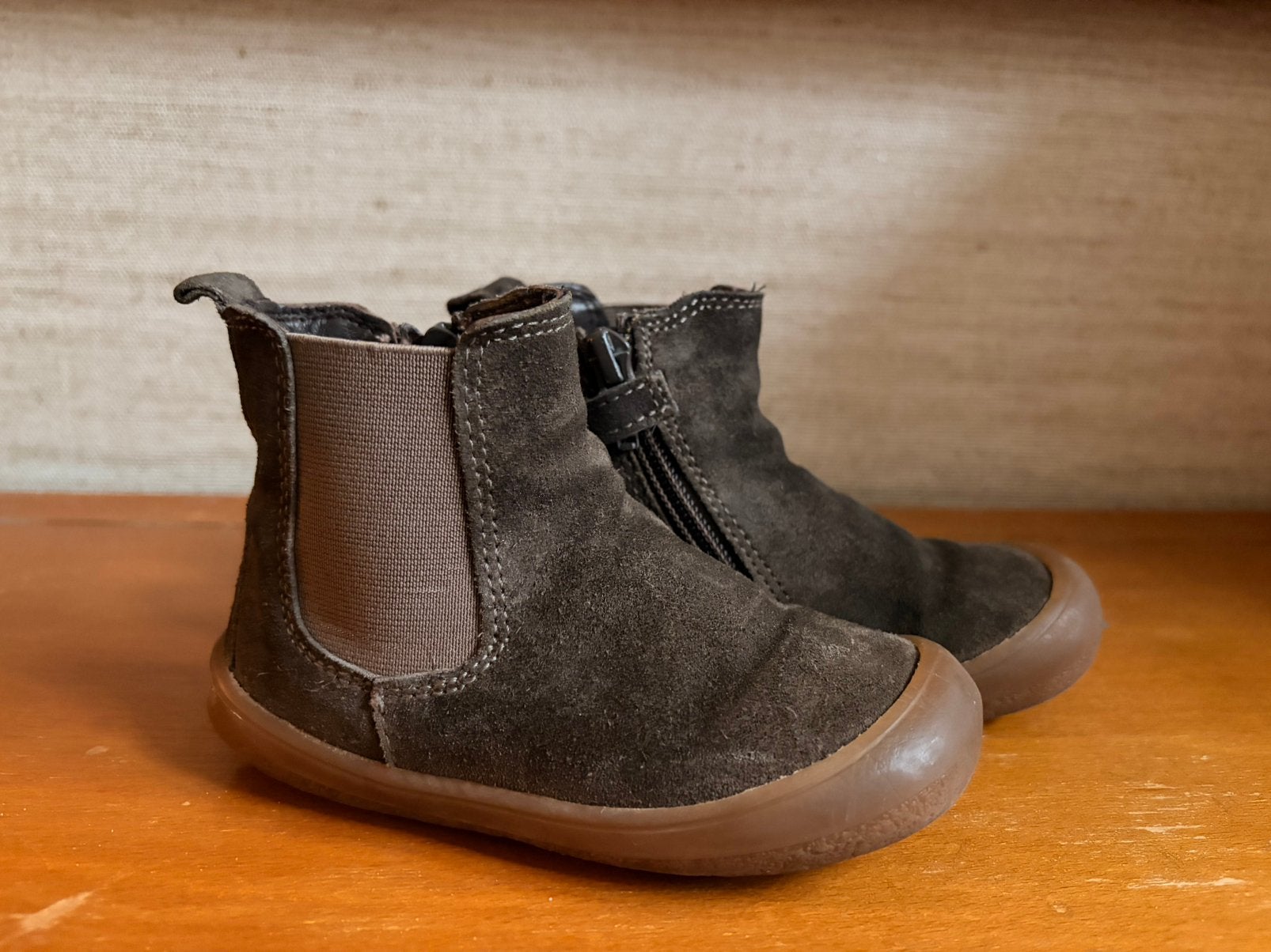 Kinderschoen Pinocchio barefoot enkellaarsje groen maat 23, Ophalen of Verzenden, Zo goed als nieuw, Jongen of Meisje, Laarzen