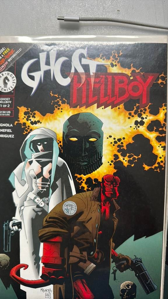 Ghost Hellboy, complete miniserie, Mignola 1996, Boeken, Strips | Comics, Gelezen, Complete serie of reeks, Ophalen of Verzenden