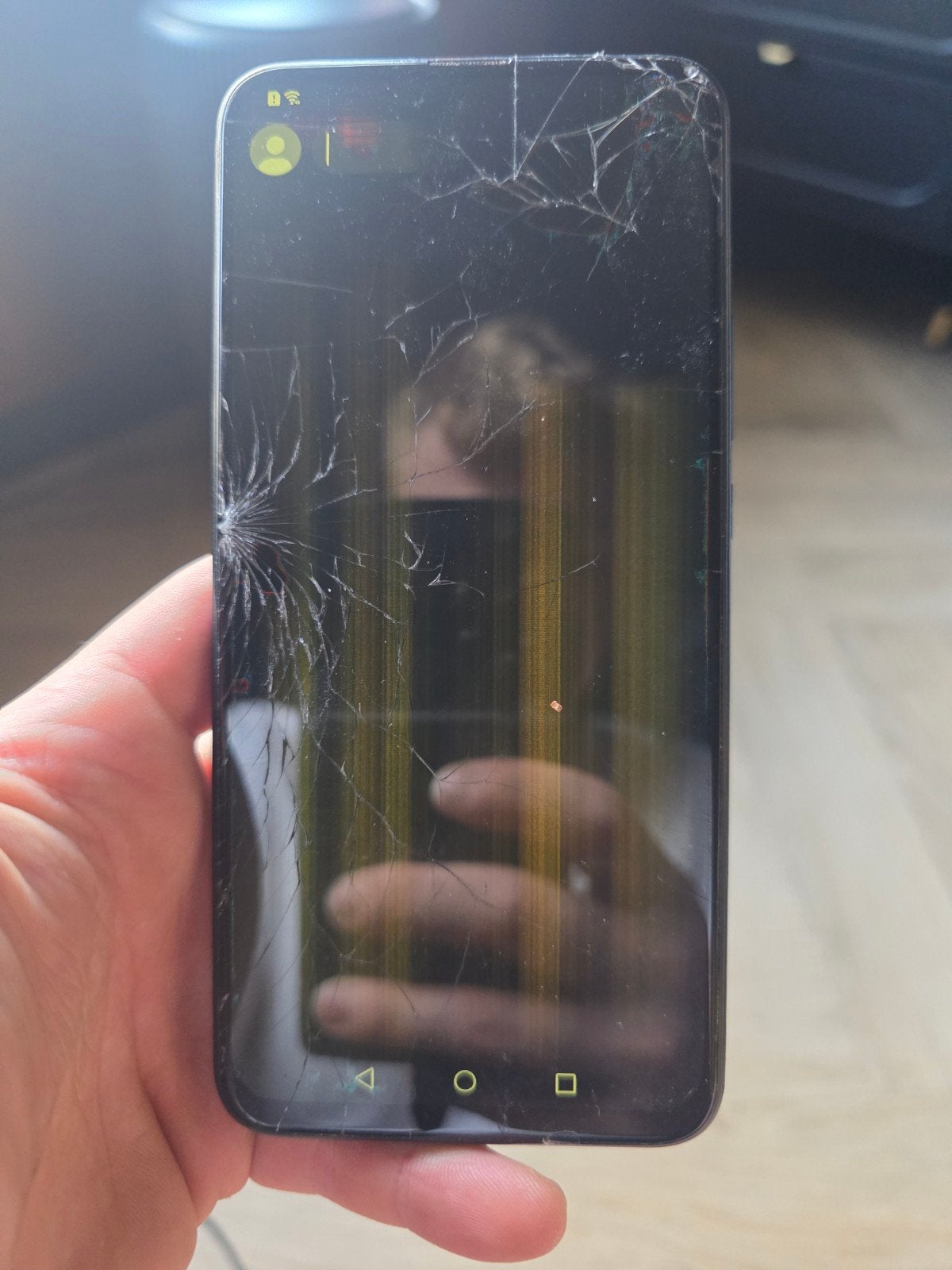 Huawei telefoon met defect scherm (reageert nog), Telecommunicatie, Mobiele telefoons | Huawei, Touchscreen, Ophalen of Verzenden