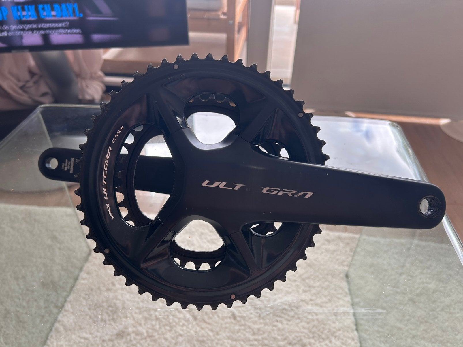 Shimano Ultegra Crank R8100 set zgan, Ophalen of Verzenden, Zo goed als nieuw