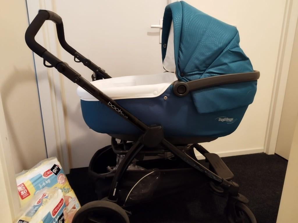Wandelwagen Peg-Perégo Bookplus, Kinderen en Baby's, Kinderwagens en Combinaties, Gebruikt, Combiwagen, Verstelbare duwstang, Ophalen