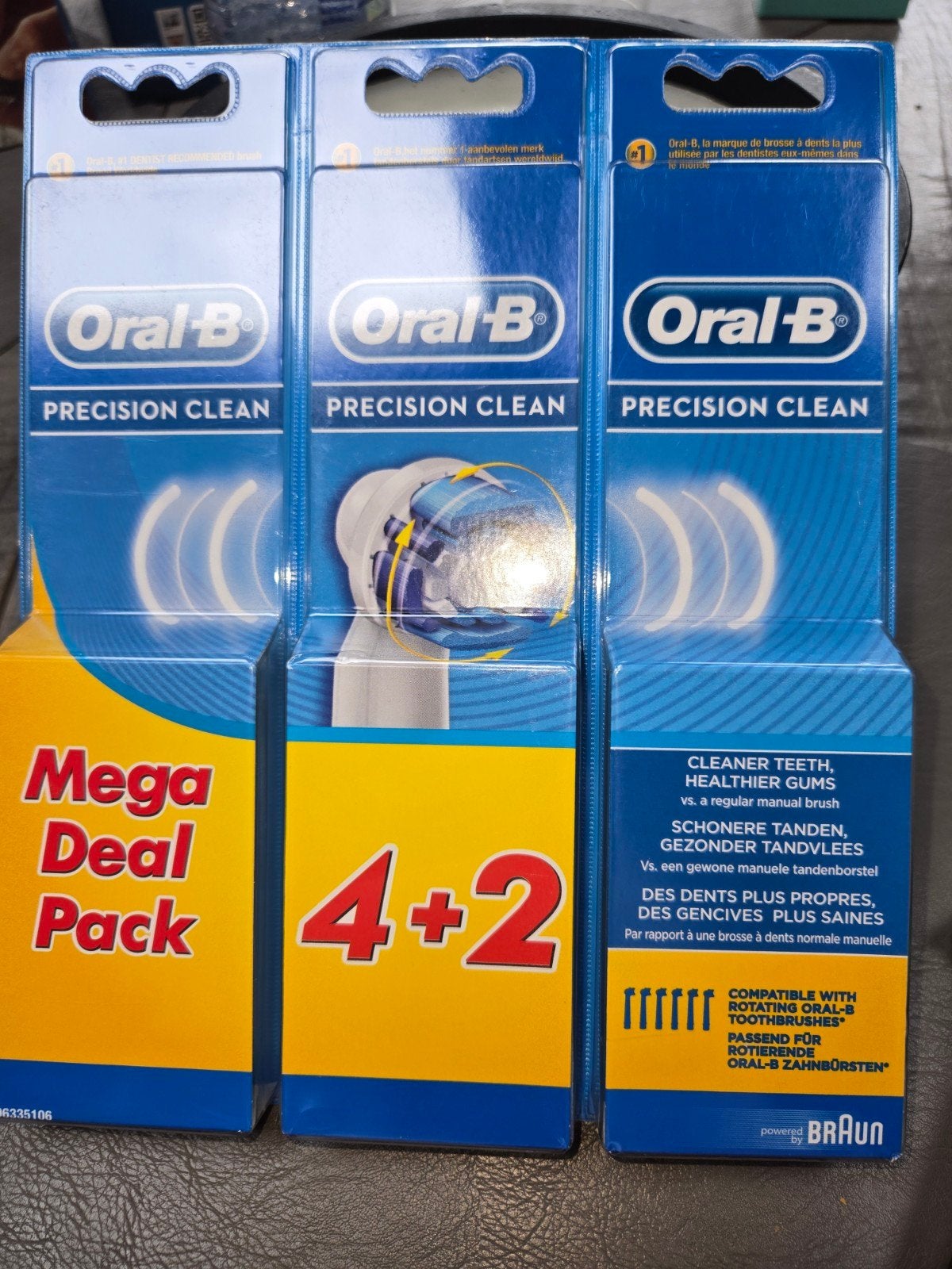 Oral-B Precision Clean Opzetborstels - Mega Deal Pack (4+2), Ophalen of Verzenden