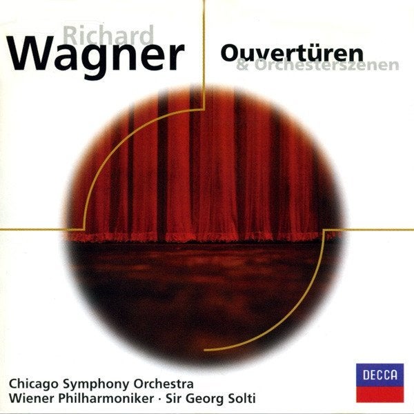WAGNER Ouverturen CD SOLTI DECCA ELO NIEUWSTAAT, Ophalen of Verzenden, Romantiek, Zo goed als nieuw, Orkest of Ballet