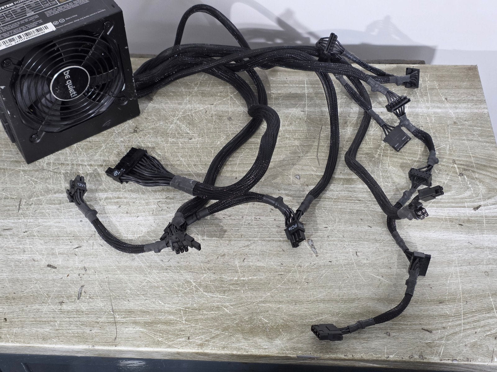 Be quiet 600w max voeding psu power supply s9-600w, Gebruikt, ., Ophalen of Verzenden, .