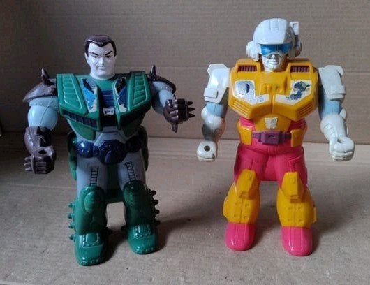 Hasbro Takara 1989 Transformers G1 Bumblebee en Starscream, Verzamelen, G1, Ophalen of Verzenden, Gebruikt, Autobots