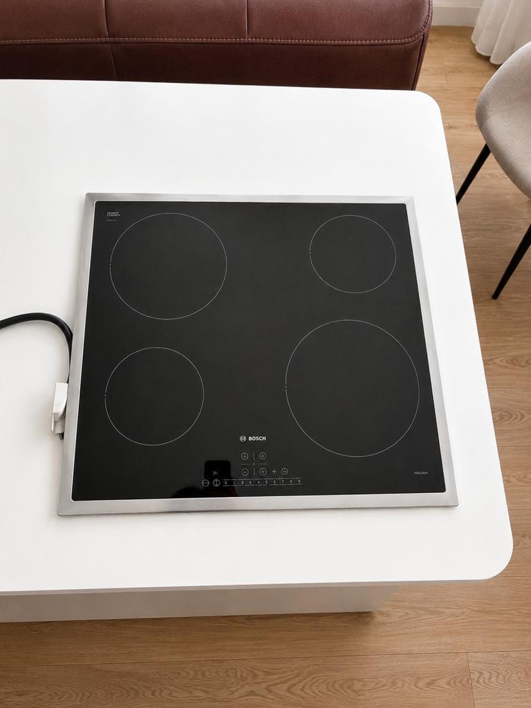 Bosch inbouw kookplaat, Ophalen, 4 kookzones, Zo goed als nieuw, Inbouw