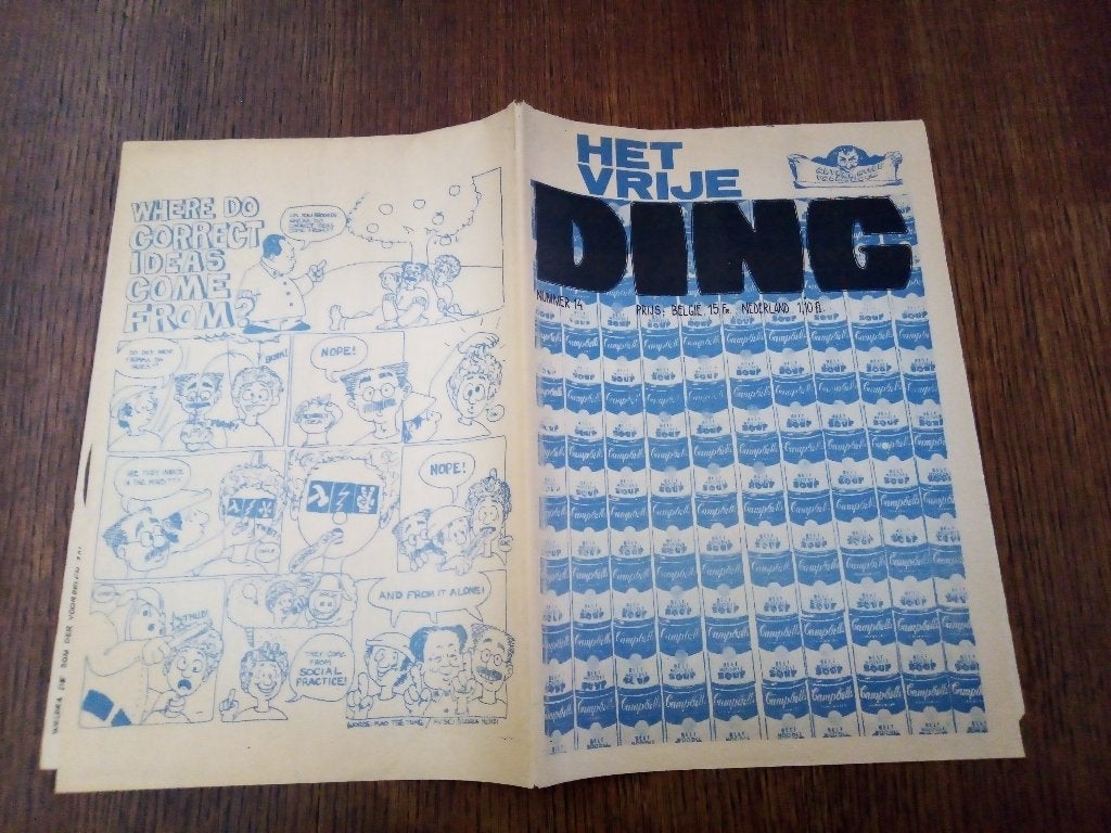 ding onderwaterkrant nr.14*1970* met poster, Ophalen of Verzenden, Gelezen, Muziek, Film of Tv