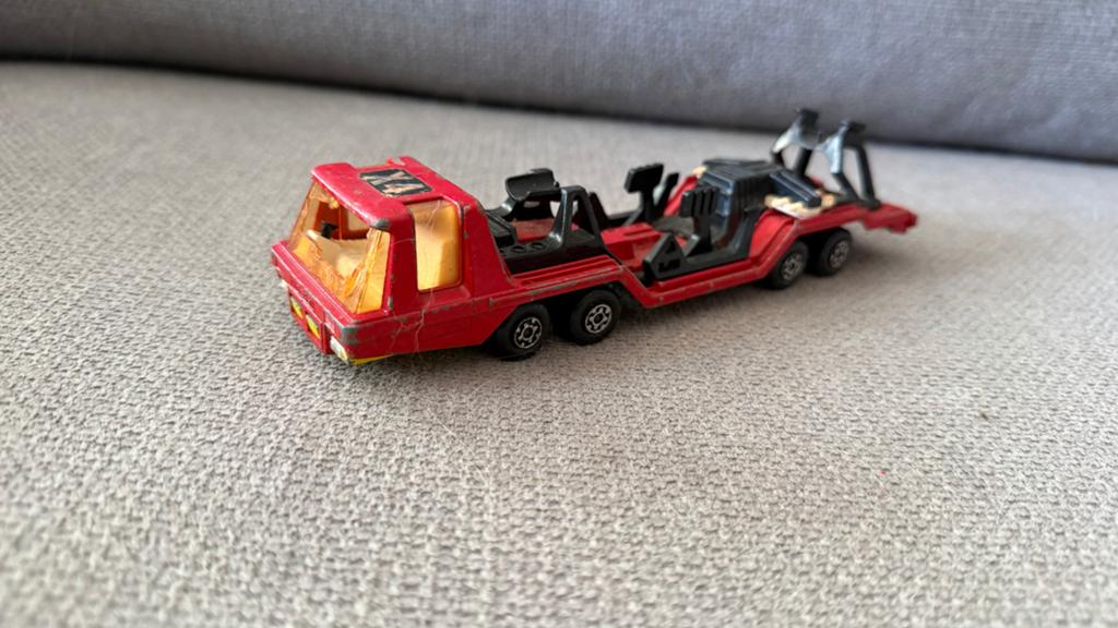 Vintage Matchbox Super Kings K-13/14 Aircraft Transporter, Verzamelen, Ophalen of Verzenden, Gebruikt