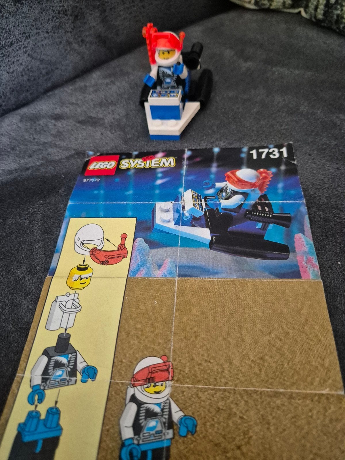 Lego System 1731: Ice Planet 2002 Ice Scooter met minifiguur, Lego, Ophalen of Verzenden, Zo goed als nieuw, Space