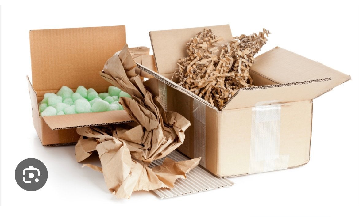 Gezocht: opvulmateriaal voor het verzenden van pakketjes, Ophalen
