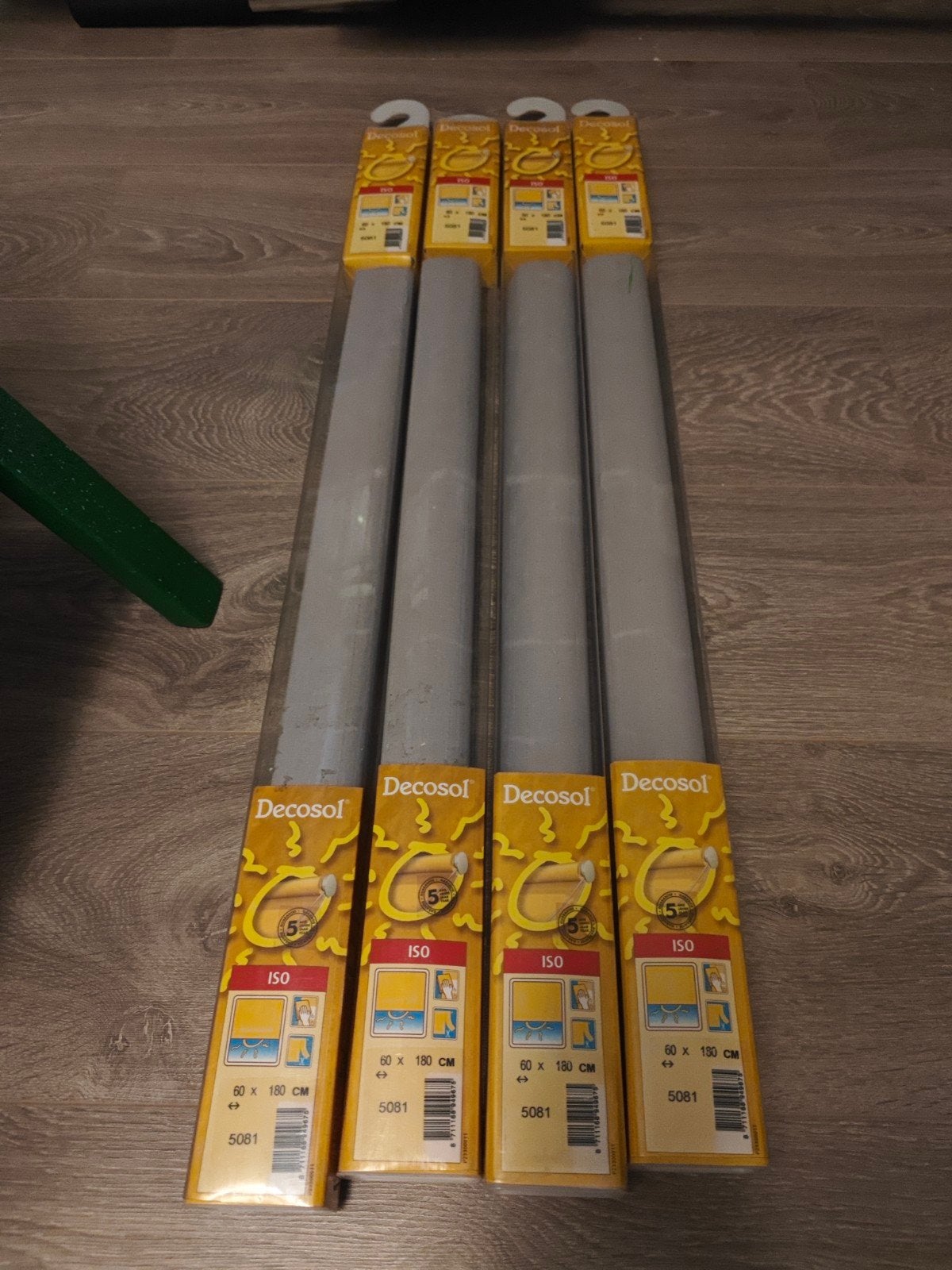 4x Decosol verduisterend rolgordijn 60x180 cm, Overige merken, Verduisterend, Nieuw, Ophalen of Verzenden