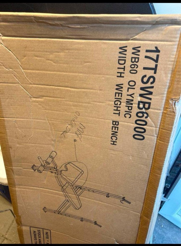 Nieuw in Doos Tunturi Squat Rack fitness bank Training bench, Sport en Fitness, Fitnessmaterialen, Ophalen, Nieuw, Benen, Fitnessbank
