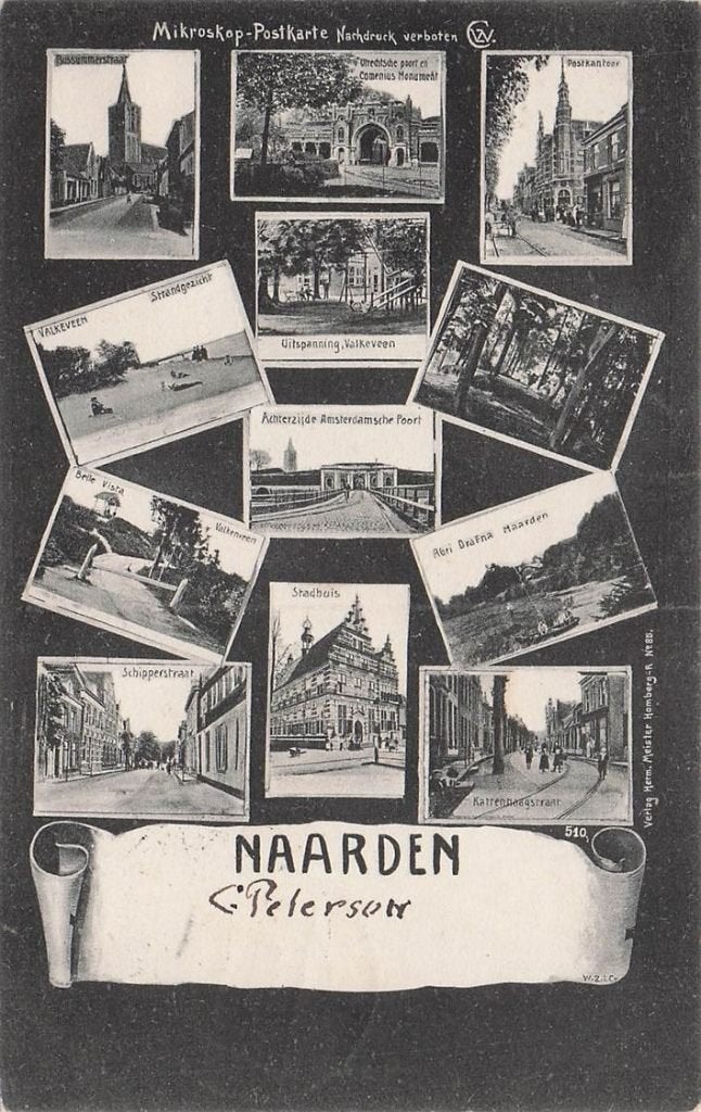 702-124-003 Naarden, Verzamelen, Ansichtkaarten | Nederland, Verzenden, Voor 1920, Noord-Holland