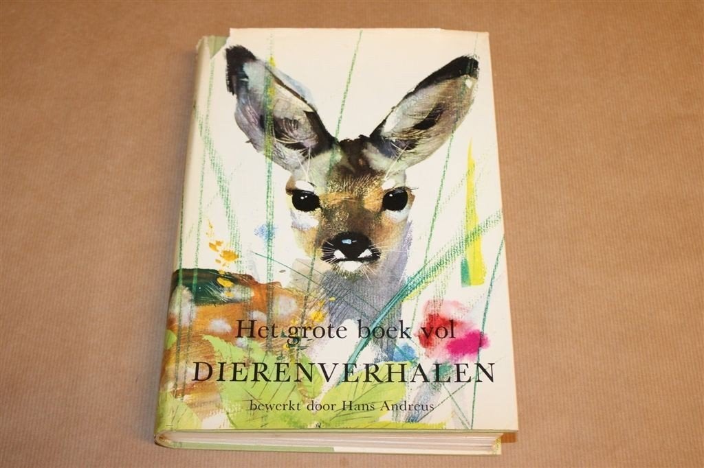 Grote Boek Vol Dierenverhalen — Vintage Boek 1965 Veel Ill., Ophalen of Verzenden, Gelezen
