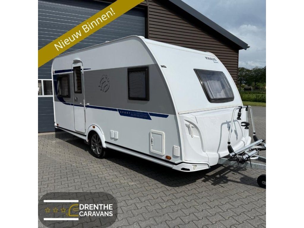 Knaus Sport 450 FU Silver Selection | mover+fietsdgr+BOVAG, Schokbreker, Rondzit, Bedrijf, 4 tot 5 meter