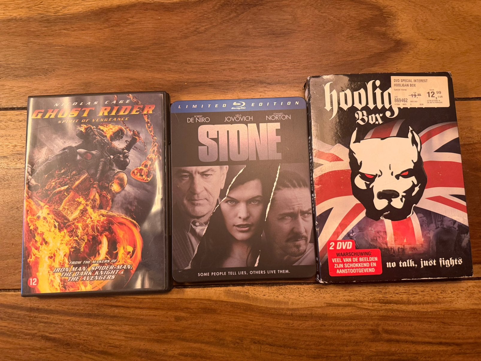 Dvd ghost rider stond hooligan box, Ophalen of Verzenden, Zo goed als nieuw