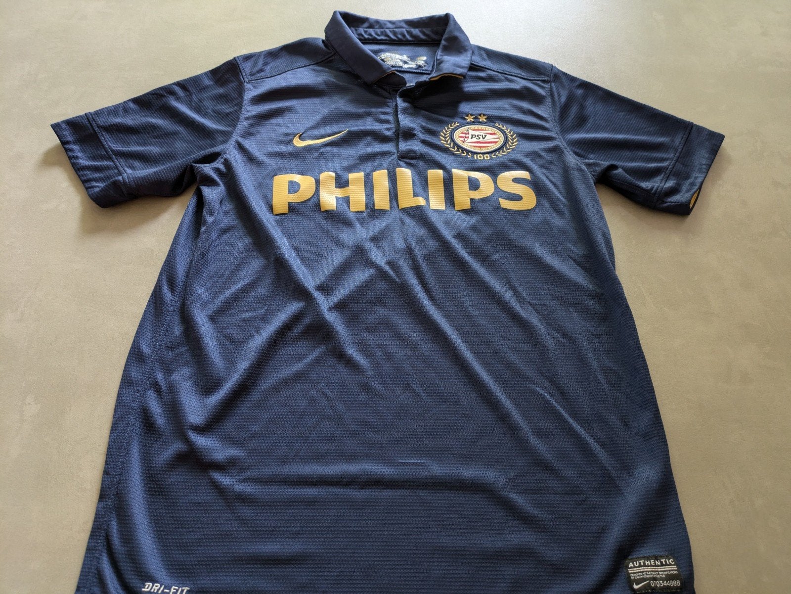 Voetbalshirt PSV vintage shirt 2013 Jubileum Zeer Mooi, Ophalen of Verzenden, Zo goed als nieuw, Shirt