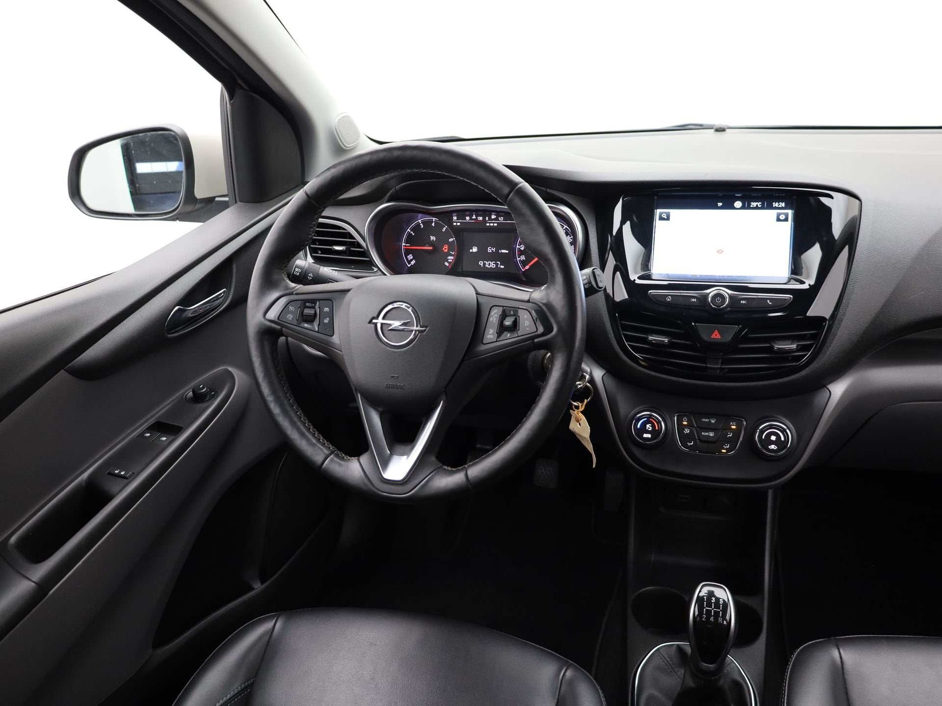 Opel KARL 1.0 ecoFLEX Innovation | Stoelverw. | Apple Carpla, Gebruikt, Leder en Stof, Bedrijf, Handgeschakeld