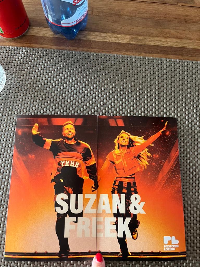 4 kaarten voor Suzan en Freek 31 mei, Tickets en Kaartjes, Drie personen of meer