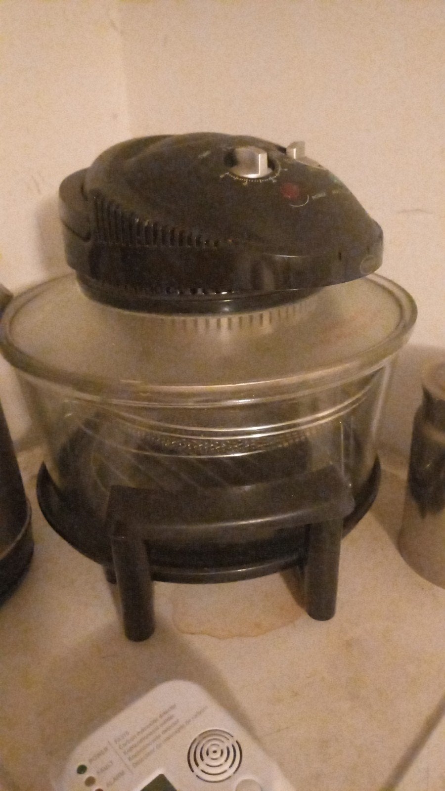 kleine glazen grill bak hetelucht oventje, Ophalen of Verzenden, Minder dan 45 cm