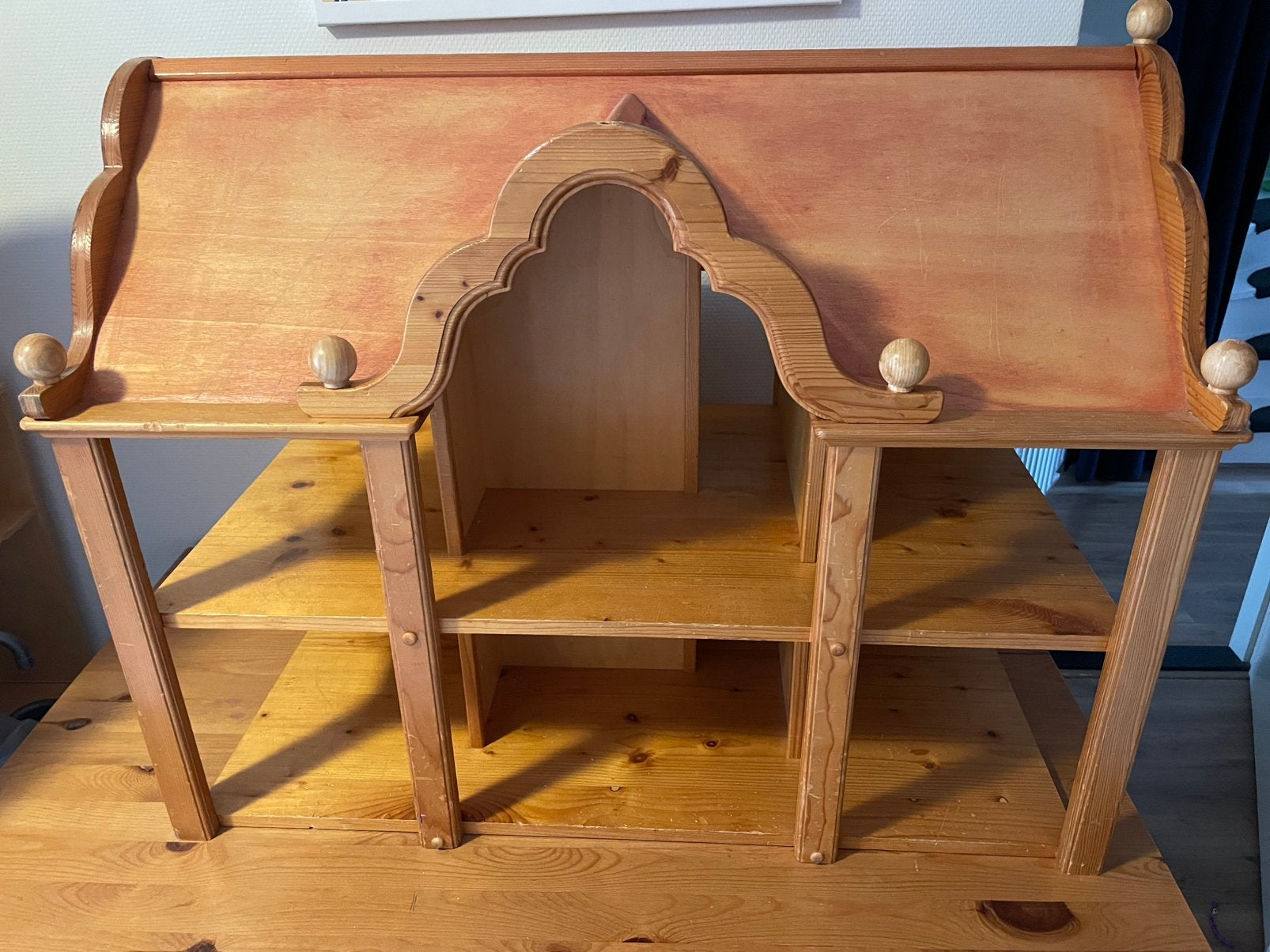 Poppenhuis met meubeltjes, Ophalen, Gebruikt, Poppenhuis