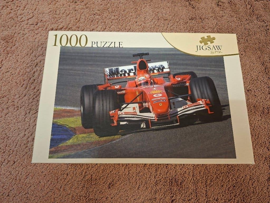 Jigsaw Puzzel 1000 stukjes Formule 1 Ferrari, Ophalen of Verzenden, Gebruikt, Formule 1