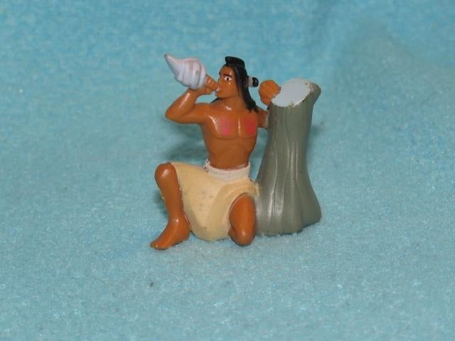 Poppetje Disney Pocahontas Kocoum jaren 90, Ophalen of Verzenden, Pocahontas of Kl. Zeemeermin, Zo goed als nieuw, Beeldje of Figuurtje