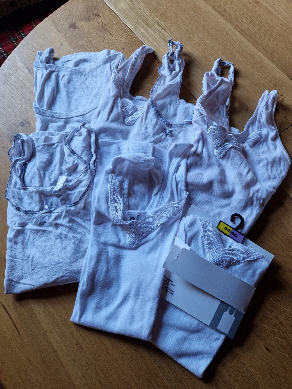8 HEMA Katoenen Hemden Wit Maat 44/46, HEMA, Ophalen of Verzenden, Wit, Hemd