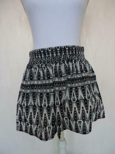 Aztec-look zwart/wit print rokje, Overige kleuren, Nieuw, Ophalen of Verzenden, Maat 36 (S)