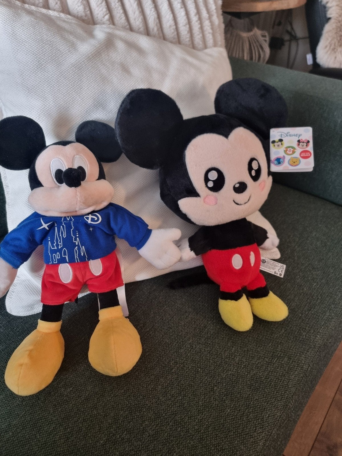 Twee Mickey Mouse knuffels - Disney stuk 10€per, Ophalen of Verzenden