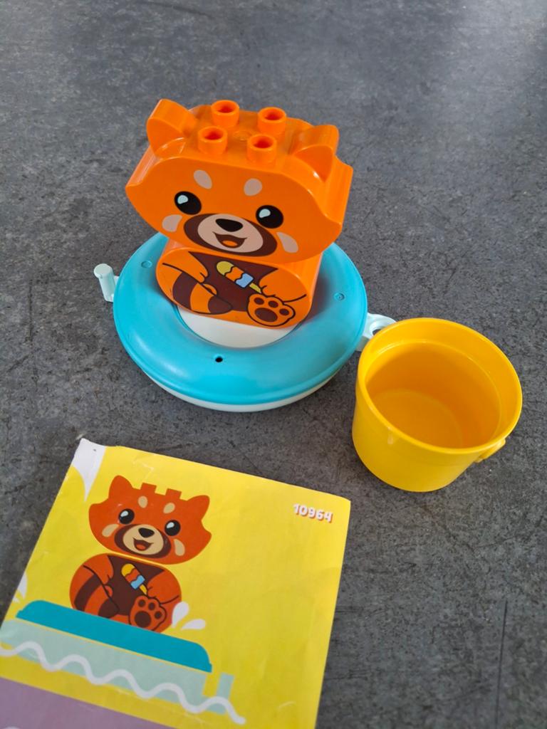 LEGO DUPLO Rode Panda Dierenbadtijd 10964, Ophalen of Verzenden, Zo goed als nieuw