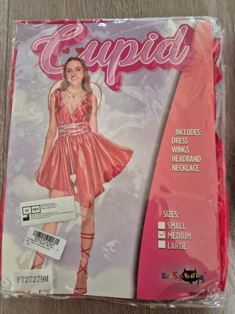 Cupido Kostuum - Valentijn of Carnaval Verkleedkleding, Ophalen of Verzenden, Nieuw, Carnaval
