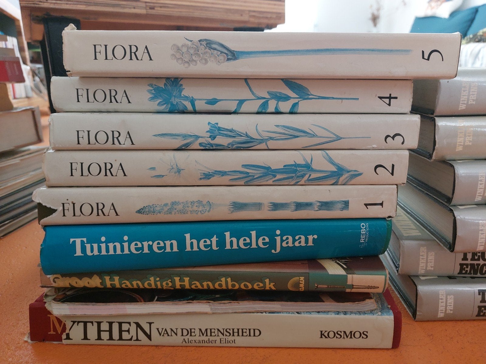 Flora natuurboeken, Boeken, Natuur, Ophalen, Gelezen, Bloemen, Planten en Bomen, Drs. c.j. weeda, t. westra, ch. westra, t. westra