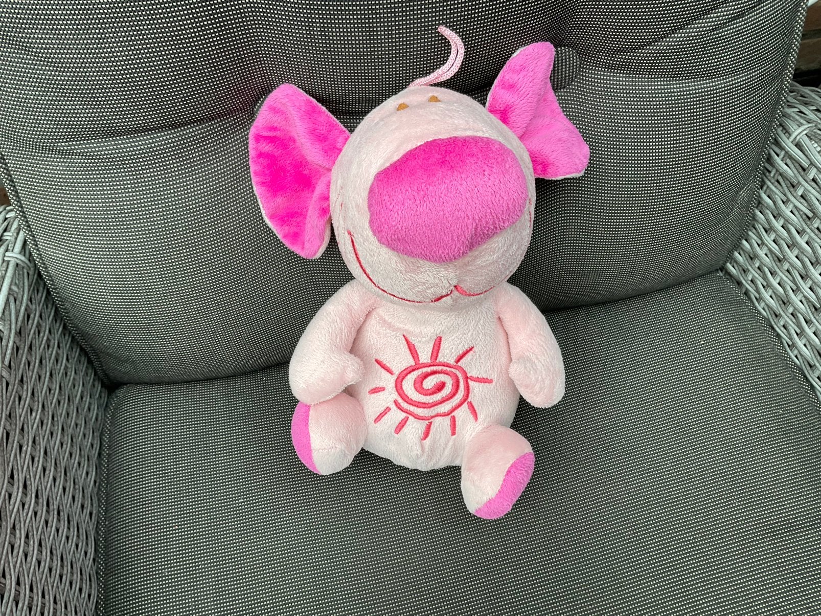 Nieuwe zgan roze muis knuffel pluche ca 25cm, Ophalen, Nieuw, Muis