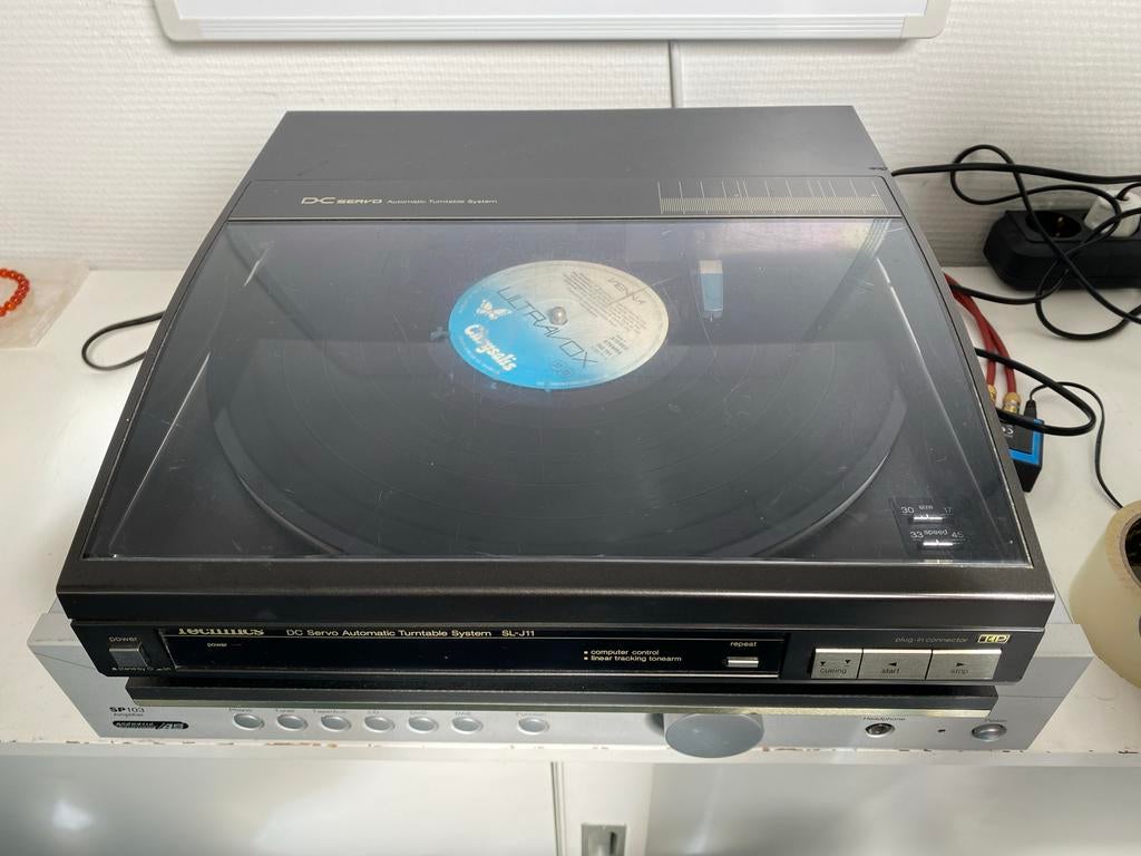 Technics SL-J11 Platenspeler met origineel plateau, Audio, Tv en Foto, Platenspelers, Gebruikt, Automatisch, Ophalen of Verzenden