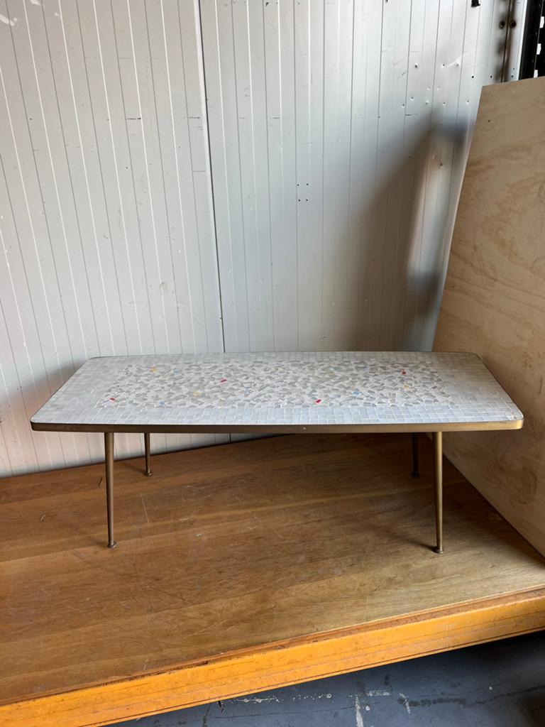 Salontafel met mozaïek, Huis en Inrichting, Tafels | Salontafels, Ophalen, O, O, 50 tot 100 cm