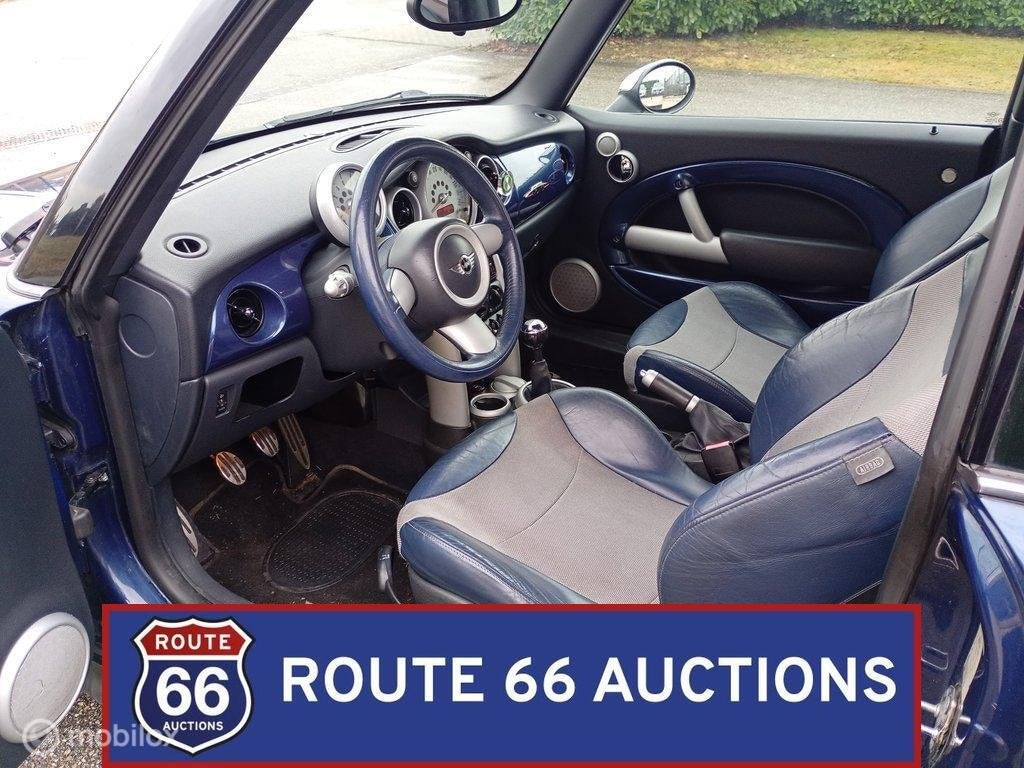 Mini Cooper S | 2006 | Route 66 Auctions, Auto's, Mini, Gebruikt, Overige carrosserieën, Zwart, Bedrijf