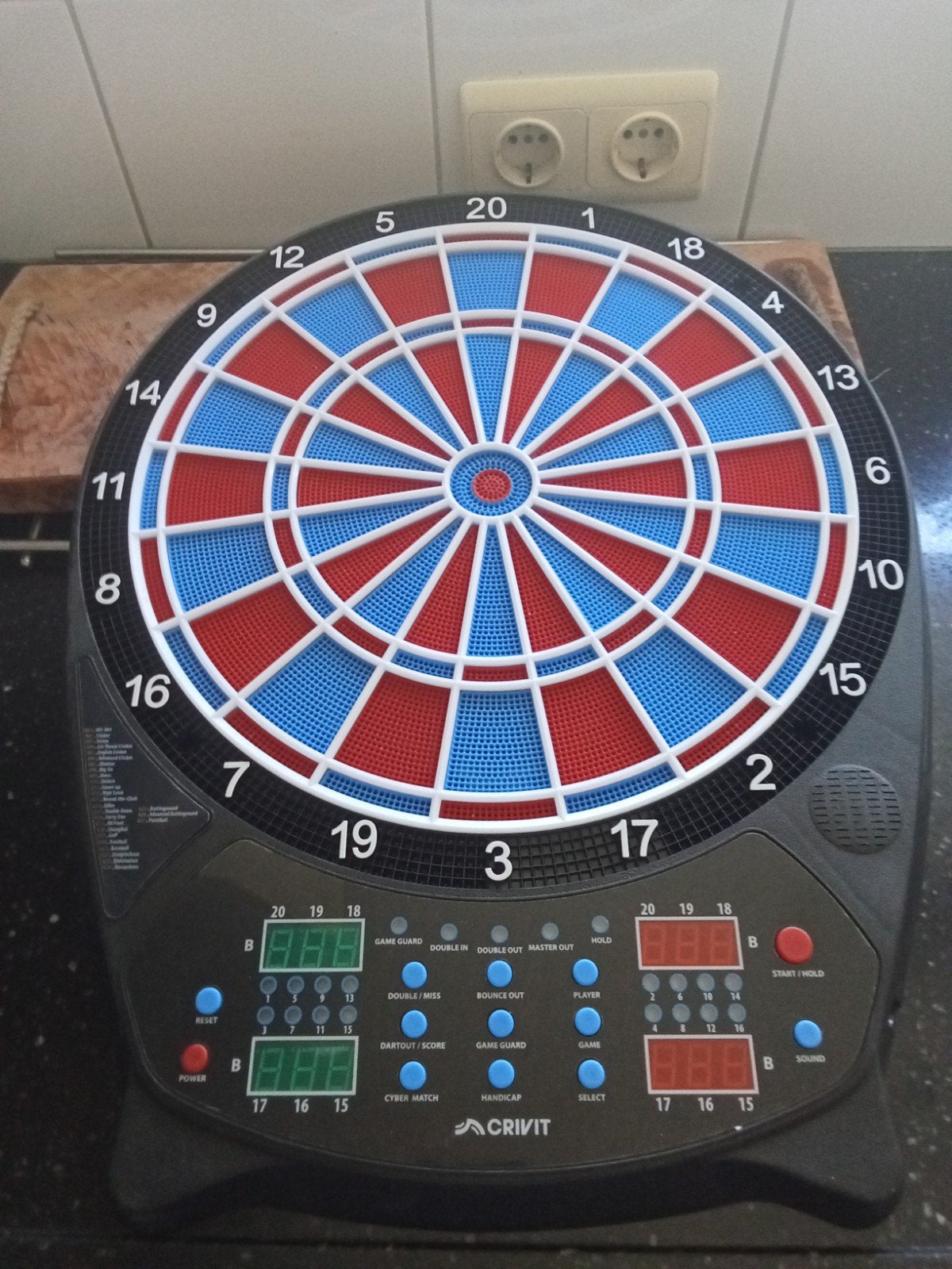 Crivit Elektronisch Dartbord met Soft Tip Pijlen, Sport en Fitness, Ophalen of Verzenden