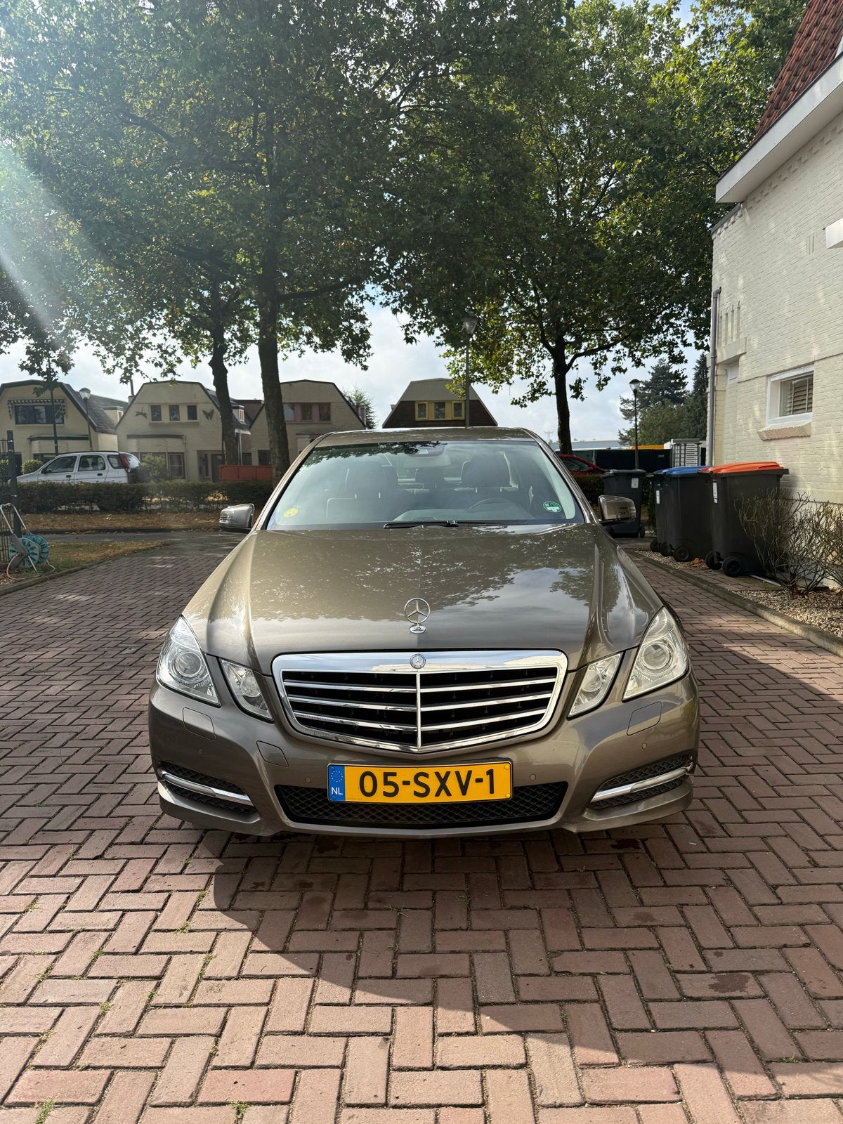 Mercedes-Benz E-Klasse E220 CDI BE Aut7 2012 Grijs-antraciet, Auto's, Automaat, Achterwielaandrijving, Zwart, 4 cilinders