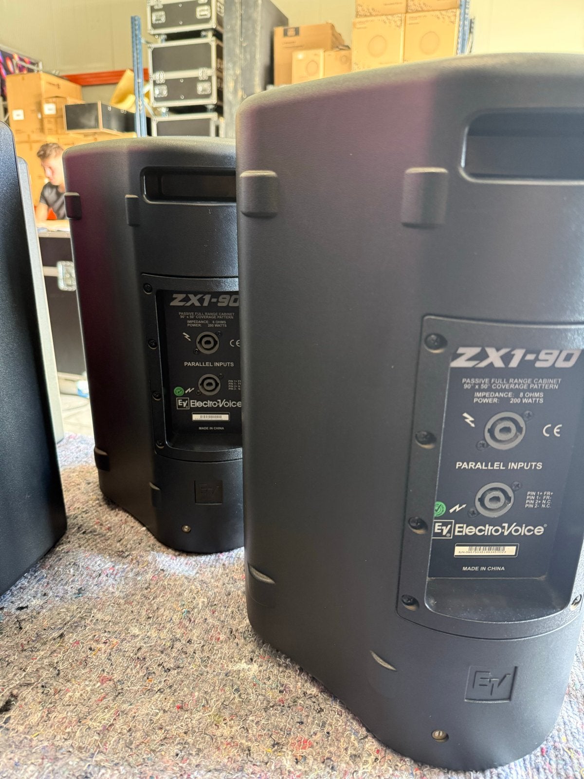 4X Electro-Voice ZX1-90 Passieve Full Range Luidsprekers, Gebruikt, Overige typen, Ophalen, 150 watt of meer