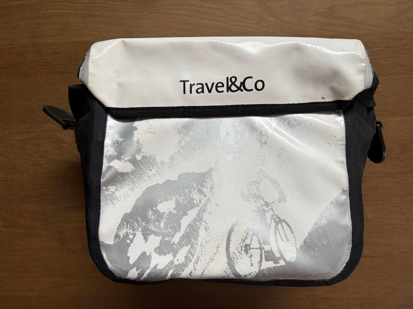 Travel &Co waterdichte afneembare stuurtas zgan, Fietsen en Brommers, Fietsaccessoires | Fietstassen, Ophalen of Verzenden, Zo goed als nieuw