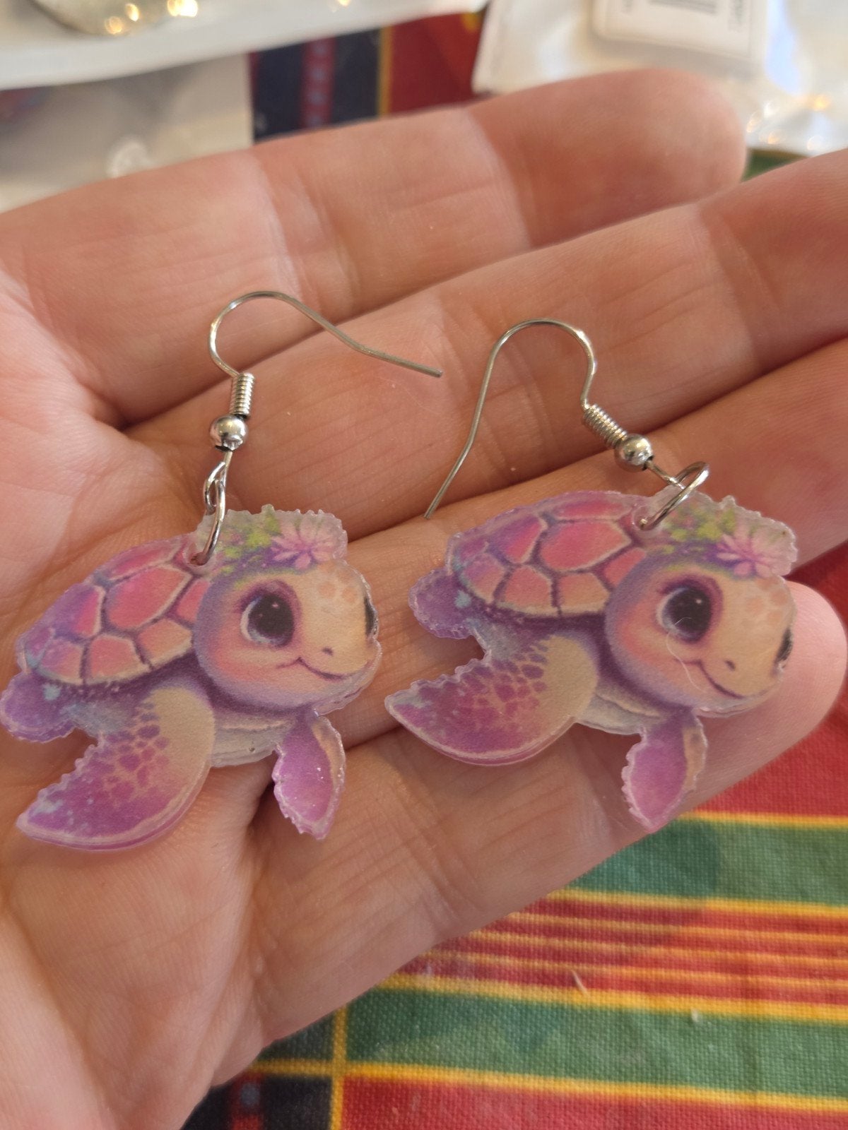 Nieuwe schattige schildpad oorbellen, Overige materialen, Hangers, Nieuw, Ophalen of Verzenden