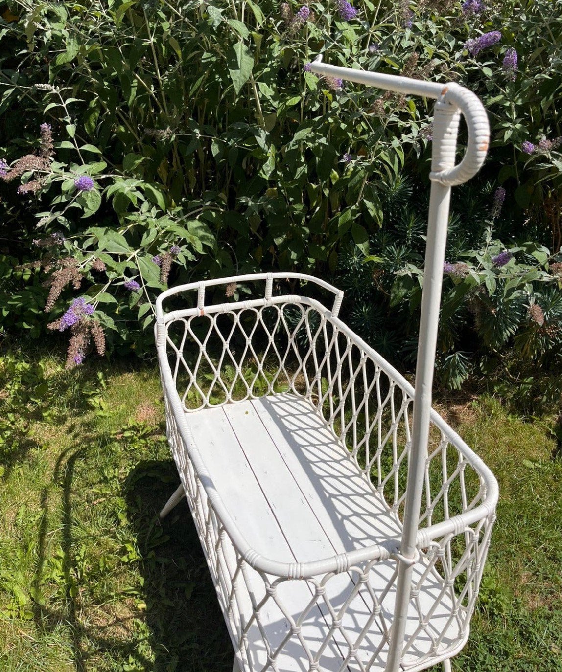 Rotan wieg, Ophalen, Zo goed als nieuw, Minder dan 140 cm, Minder dan 70 cm
