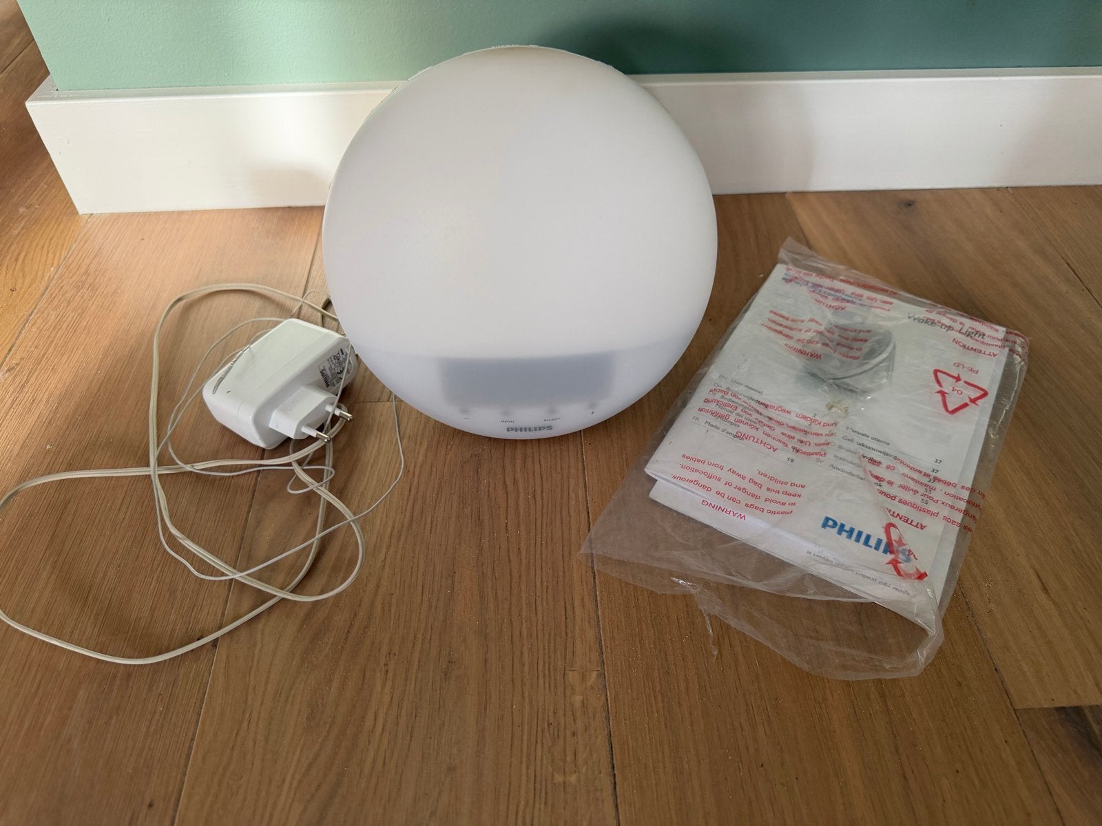 Philips Wake-up Light - Wekker met licht en geluid, Ophalen, Gebruikt, Digitaal