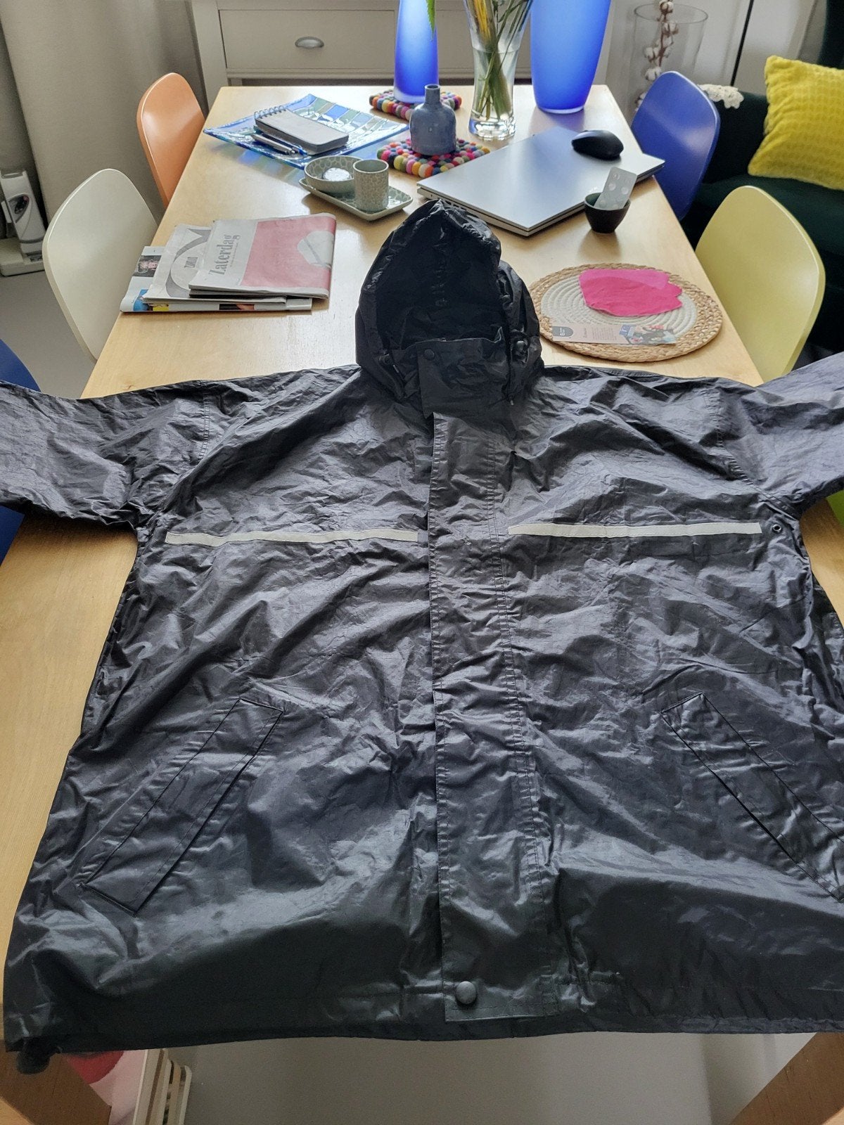 HEMA Regenpak zwart maat XL, Ophalen of Verzenden, Gedragen, Hema