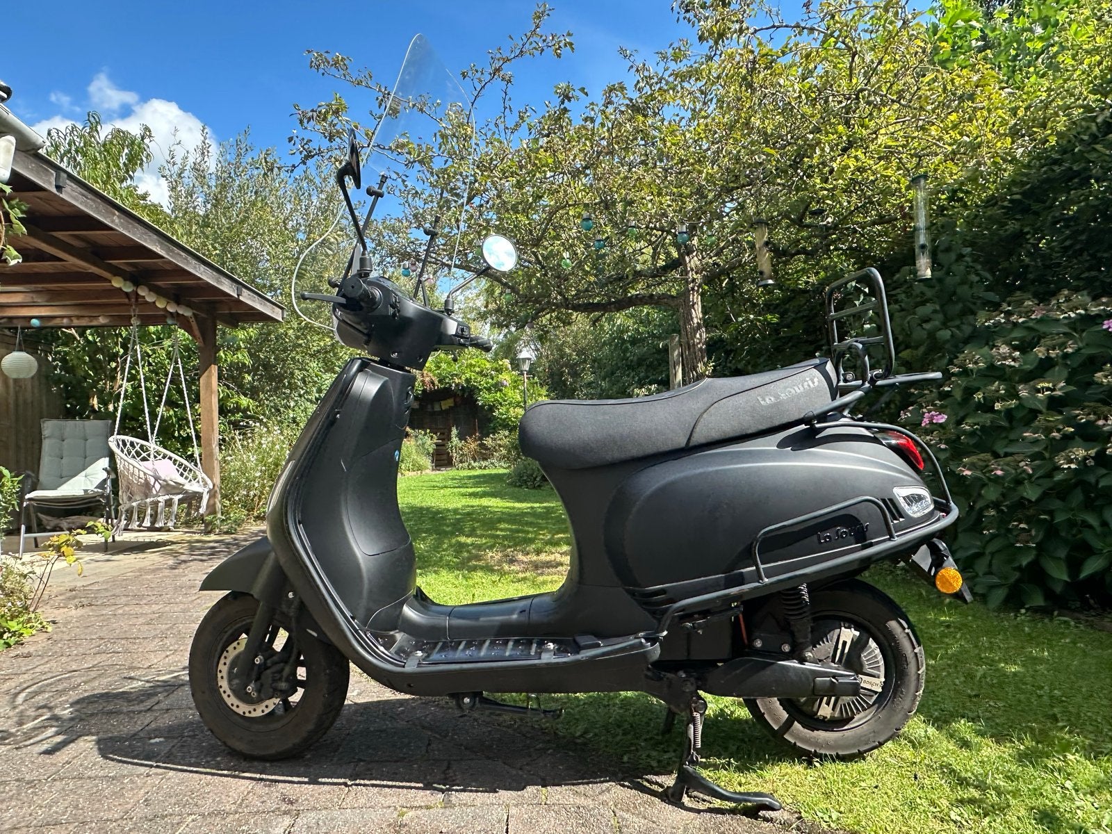 Ekectrische scooter La Souris geel kenteken mat zwart, Gebruikt, Elektrisch, Ophalen, Overige merken