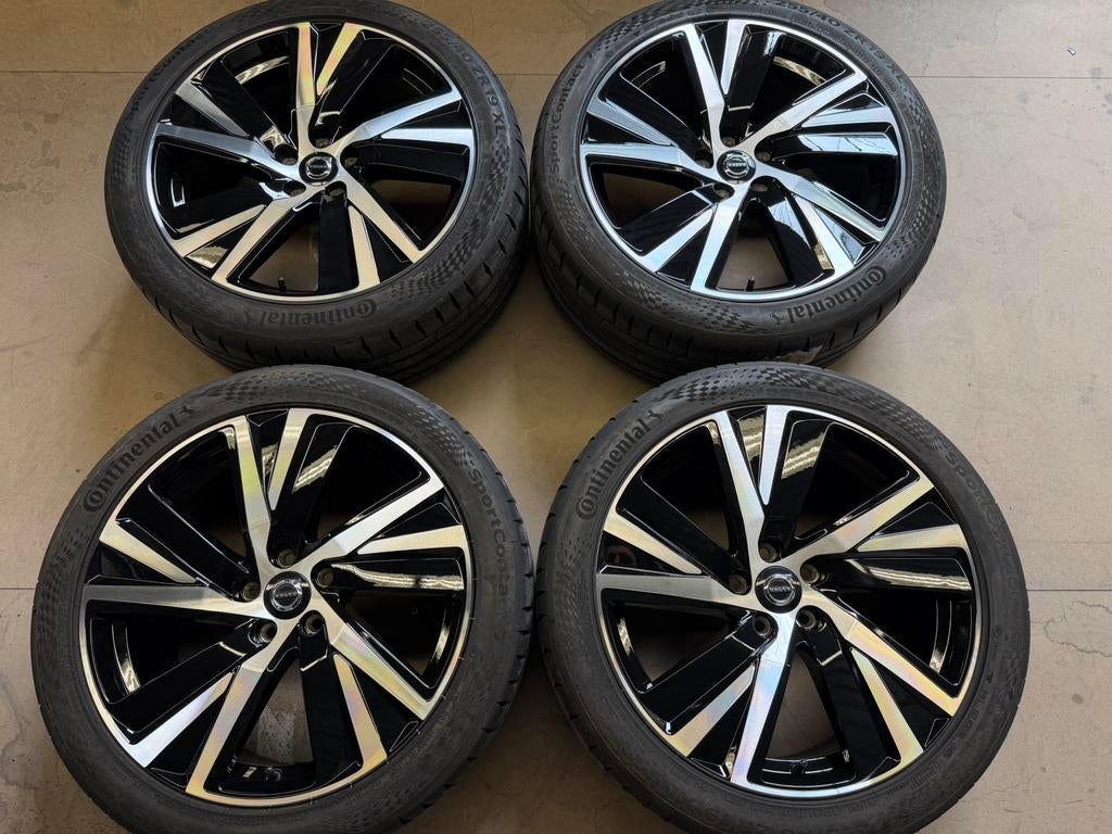 19 inch Origineel Volvo V90 S90 velgen met zomerbanden, Auto-onderdelen, Banden en Velgen, 19 inch, Gebruikt, 255 mm, Banden en Velgen