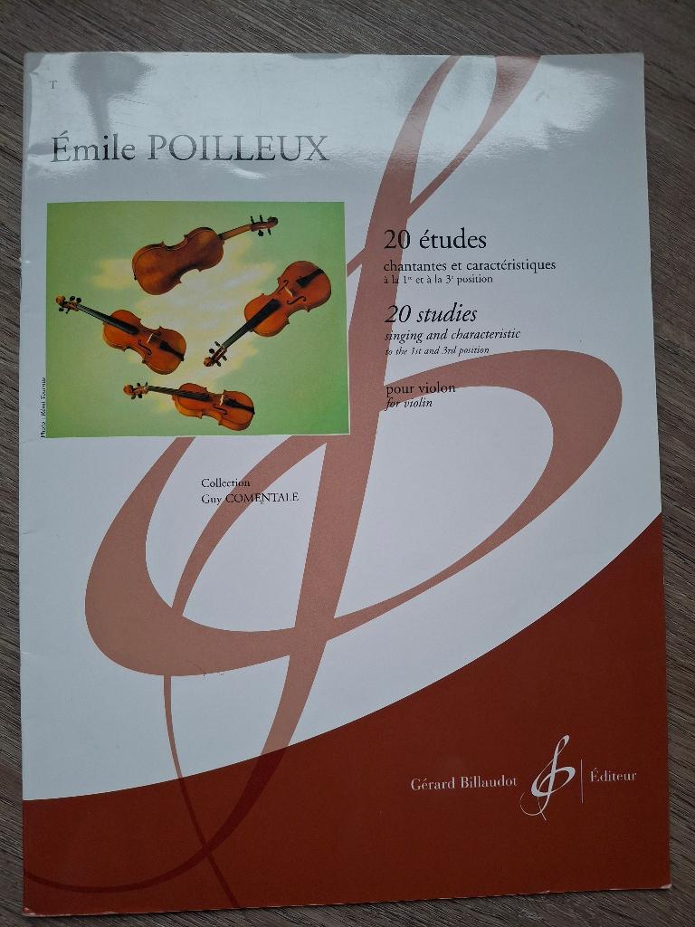 Poilleux 20 etudes, Muziek en Instrumenten, Bladmuziek, Gebruikt, Verzenden, Klassiek, Les of Cursus