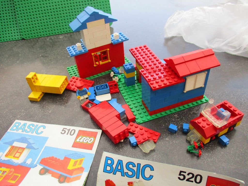 2 mooi setjes beginners lego 510-520, Ophalen of Verzenden, Gebruikt, Complete set, Lego