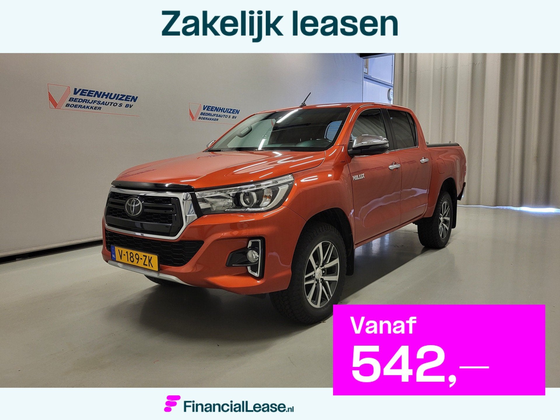 Toyota Hilux 2.4D Pick-up Automaat Euro 6!, Automaat, Gebruikt, Euro 6, 150 pk